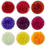 Штучні квіти букет хризантема 7-ка кольорова, 56см, фото 5