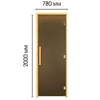 Двері для лазні та сауни Tesli Lux Magnetic 2000х800, фото 3