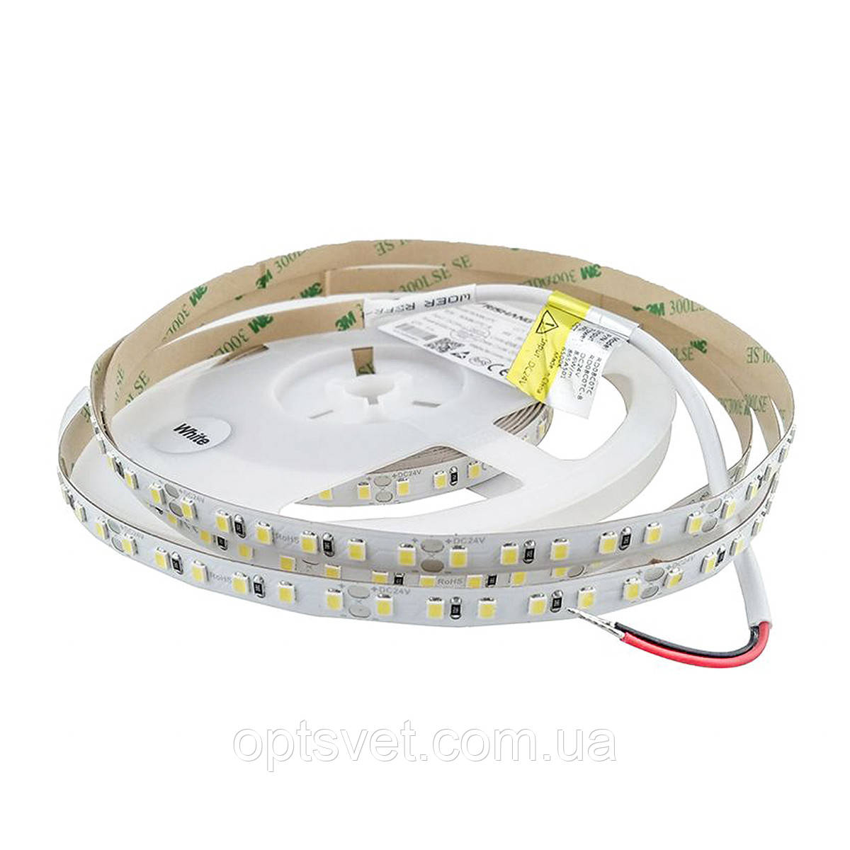 Світлодіодна стрічка RISHANG 120-2835-24V-IP33 8,6 W 785 Lm 6500 K 5 м (RD08C0TC-B-W), фото 1