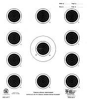 Мішень (кол-во. 11 шт.) Hoppe's 10,5 "х12" 20шт. в уп.