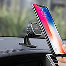 Тримач для мобільного HOCO CA53 Intelligent dashboard in-car holder Black+Gray, фото 7
