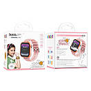 Смарт-годинник HOCO Y101 4G children smart watch Pink, фото 5