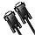 Кабель HOCO US11 VGA male to VGA male HD data cable(L=1M) Black, фото 4