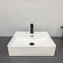 Умивальник (раковина) VBI BITONTO WHITE накладний підвісний, фото 3