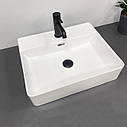 Умивальник (раковина) VBI BITONTO WHITE накладний підвісний, фото 4