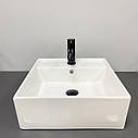 Умивальник (раковина) VBI TERAMO S WHITE накладний підвісний, фото 3