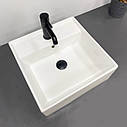 Умивальник (раковина) VBI TERAMO S WHITE накладний підвісний, фото 4