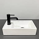 Умивальник (раковина) VBI LAGO R WHITE накладний підвісний, фото 4