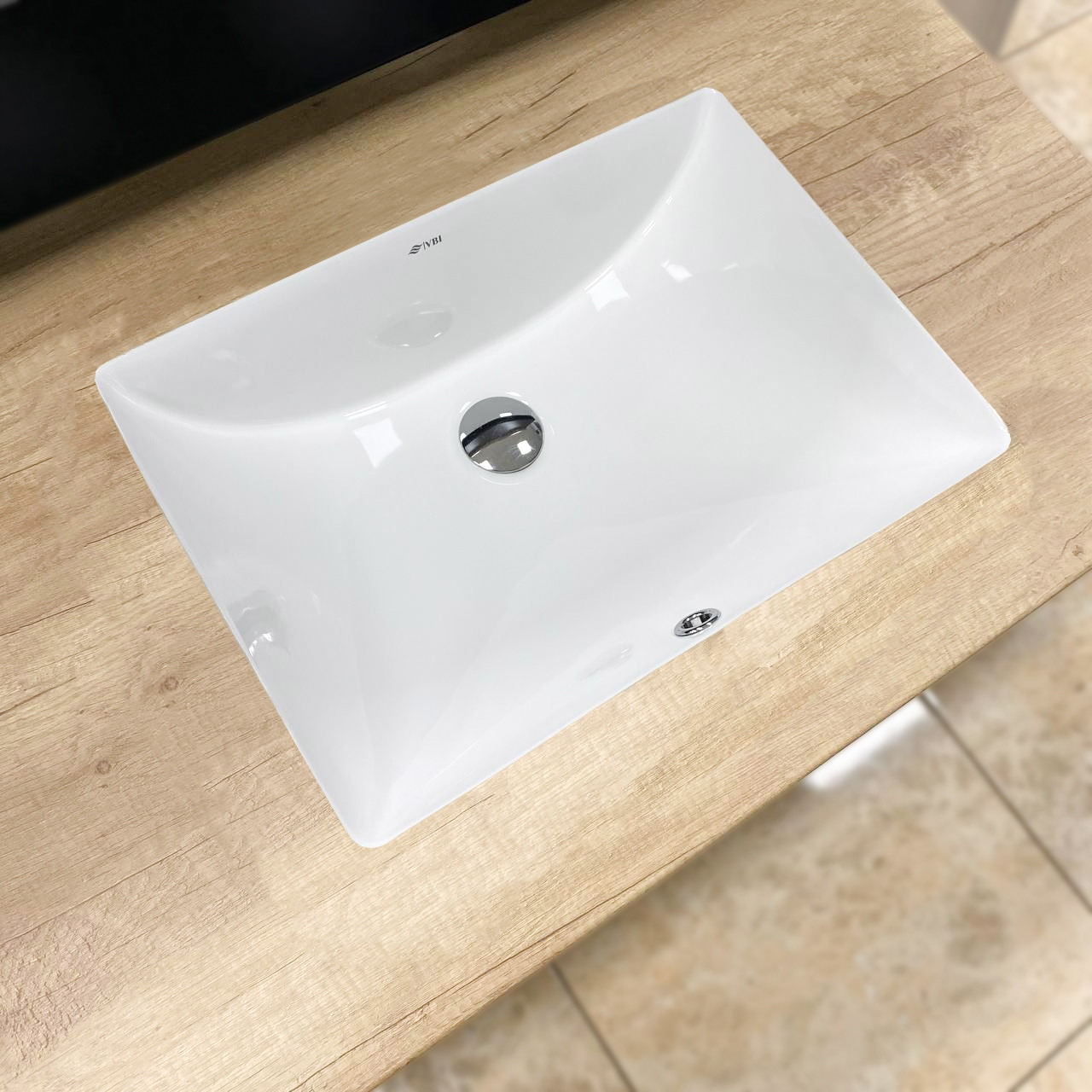 Умивальник (раковина) VBI MEDUNO WHITE врізний, фото 1