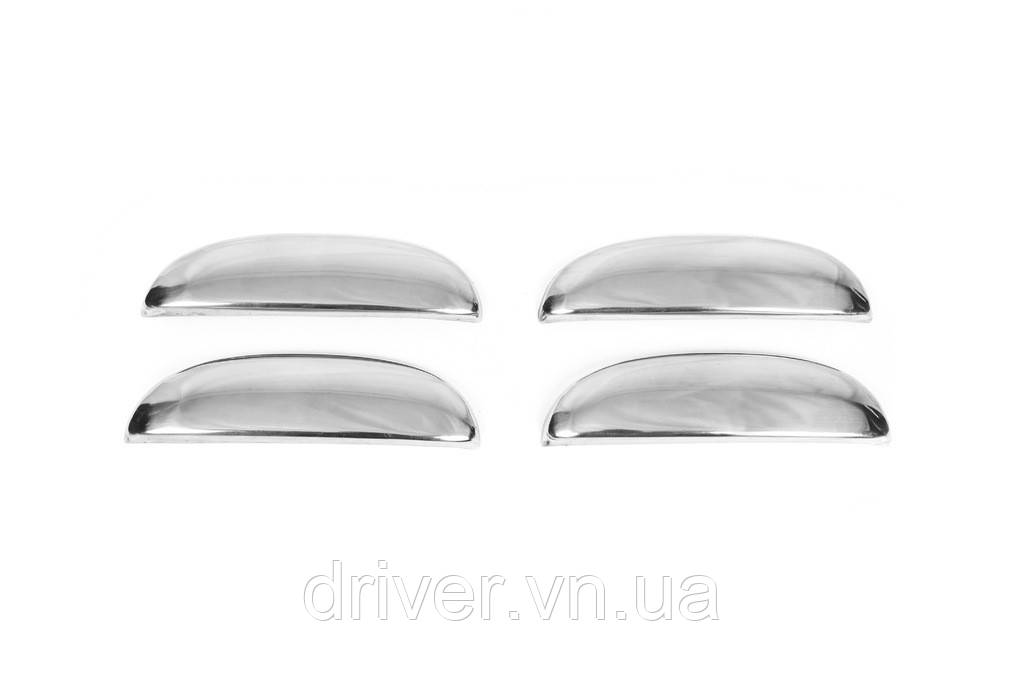 Накладки на ручки (4 шт, нерж.) для Fiat Albea 2002- гг