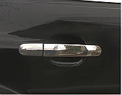 Хромированные Накладки на Ручки (4 шт., Нержавейка) OmsaLine - Итальянская Нержавейка для Ford Ranger