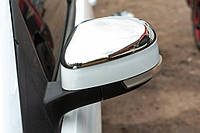 Накладки на зеркала (для EU, 2 шт., нержавейка) OmsaLine - Итальянская Нержавейка для Ford Focus III 2011-2017