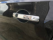 Хромированные Накладки на Ручки Дверей (4 шт, Нержавейка) С чипом, OmsaLine - Итальянская Нержавейка для