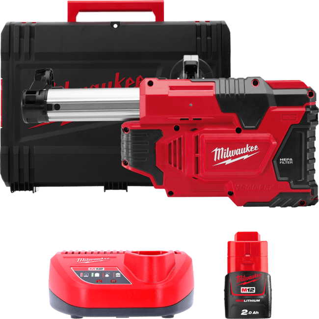 Універсальний пилосос для перфоратора M12DE-201X MILWAUKEE