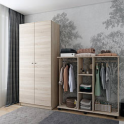 Гардеробна стійка Doros Д3 130х40,1х121 см Дуб сонома (DRS-011425)