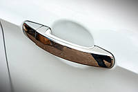 Хромированные Накладки на Ручки (4 шт., Нержавейка) Без чипа, OmsaLine - Итальянская Нержавейка для Ford Kuga