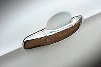 Хромированные Накладки на Ручки (4 шт., Нержавейка) Без чипа, OmsaLine - Итальянская нержавейка для Ford Focus