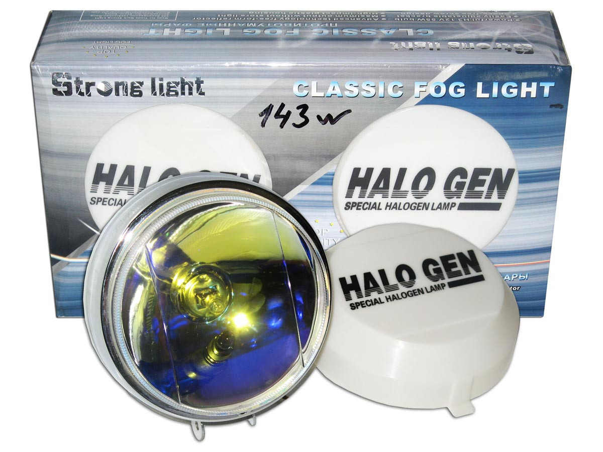 Фари STRONG LIGHT 143 RY 55W+5W кришка (пара), фото 1