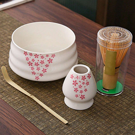 Набір Carnation4 для приготування матчі Pink #11