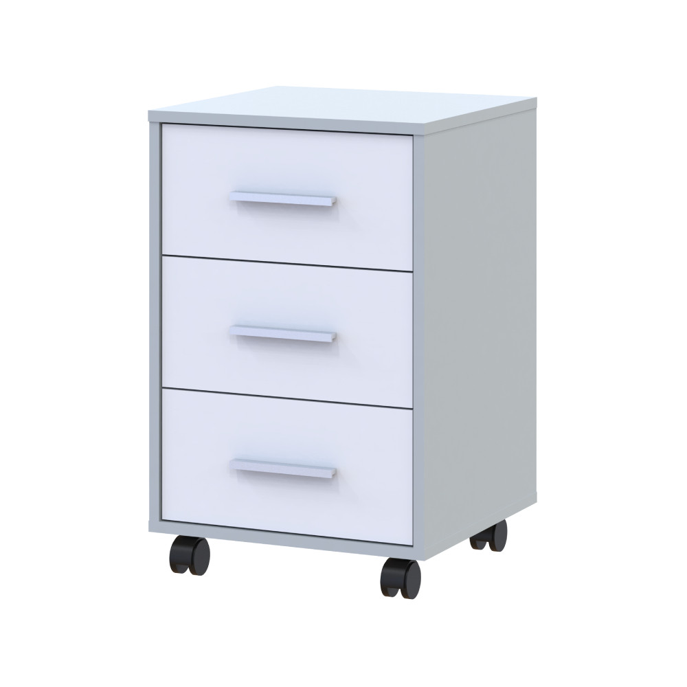 Тумба офісна Doros Т3 43х42х66,4 см Сірий/Білий (DRS-011402)