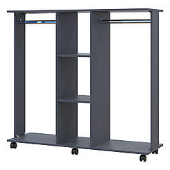 Гардеробна стійка Doros Д3 130х40,6х121 см Графіт (DRS-011424)