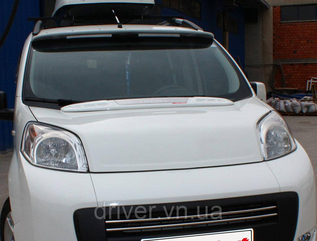 Козырек на капот (под покраску) для Peugeot Bipper