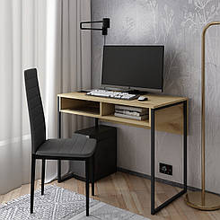 Стіл письмовий з полицею Doros Барт 100х55х78,1 см Дуб евок (DRS-011427)