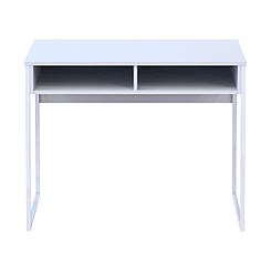 Стіл письмовий з полицею Doros Барт 100х55х78,1 см Білий (DRS-011428)