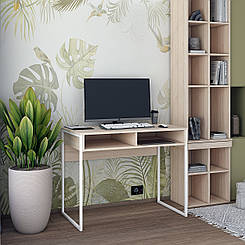 Стіл письмовий з полицею Doros Барт 100х55х78,1 см Дуб сонома (DRS-011429)