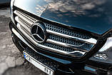 Накладки на решетку (2013-2025, нерж.) OmsaLine - Итальянская нержавейка для Mercedes Sprinter W906, фото 6