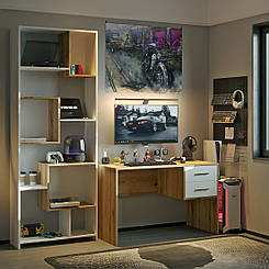 Офісний стіл Doros Т3 120х68х78 см Дуб евок/Білий (DRS-011445)