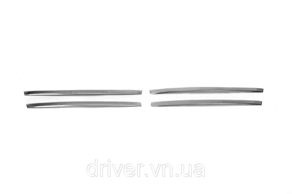 Накладки на решетку (4 шт, нерж) для Volkswagen Golf 6