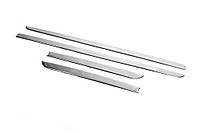 Дверные молдинги (4 шт, нержавейка) для Nissan Pulsar 2014- гг