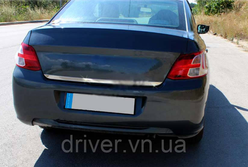 Накладки на кромку багажника (нерж.) для Citroen C-Elysee