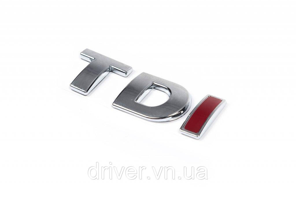 Надпись Tdi OEM, Красная І для Volkswagen Caddy 2004-2010 гг