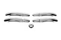 Накладки на ручки OmsaLine Нержавейка 4 Ручки для Ford Transit 2014- гг