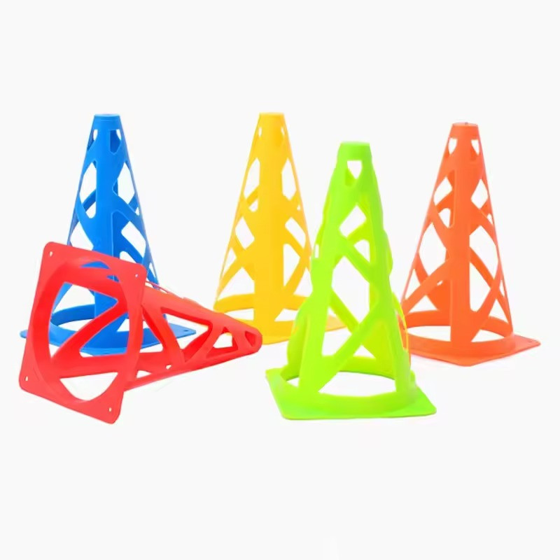 Конус спортивний для тренувань 10 шт у комплекті, розмір 23 х 13 см