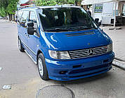 Нижняя накладка на бампер Brabos Style (грунт под покраску) для Mercedes Vito W638 1996-2003 гг