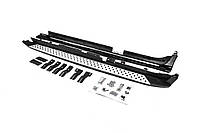 Оригинальные Боковые Пороги V1 (2 шт, Алюминий) для BMW X3 F-25 2011-2018 гг