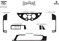 Накладки на Панель Приборов Дерево для Nissan Note 2004-2012 гг