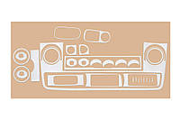 Накладки на Панель Приборов Алюминий для Nissan Interstar 2002-2010 гг