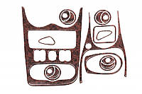 Накладки на панель приборов (Вариант 1) Дерево для Renault Logan MCV 2005-2013 гг