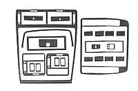 Декоративная Накладка на Панель Карбон для Seat Alhambra 1996-2010 гг