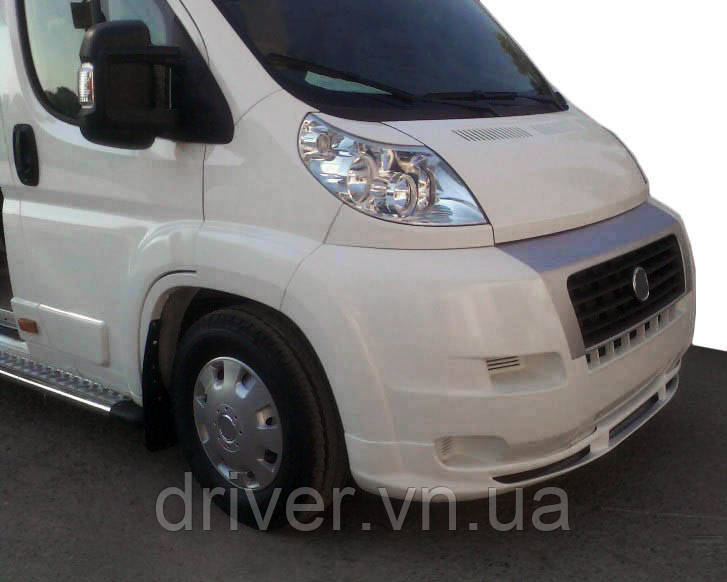 Передняя накладка 2006-2013 (узкая, под покраску) для Peugeot Boxer