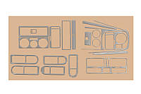 Тюнинг салона автомобиля Алюминий для Volkswagen Bora 1998-2004 гг