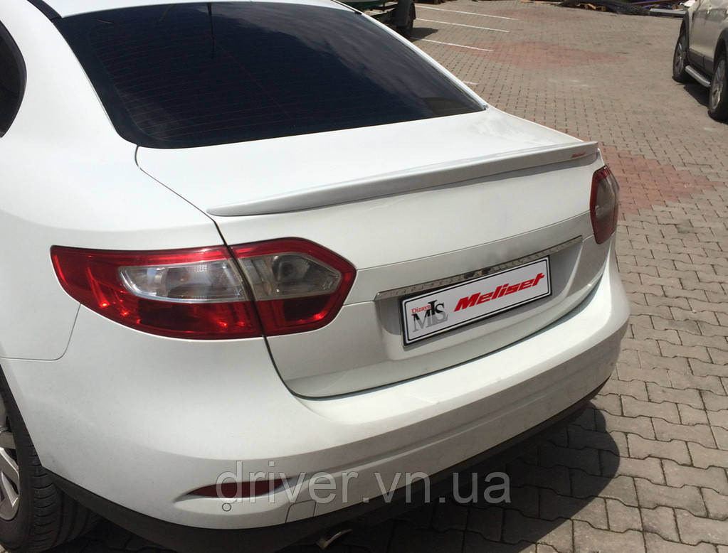 Спойлер (под покраску) для Renault Fluence 2009-2016 гг