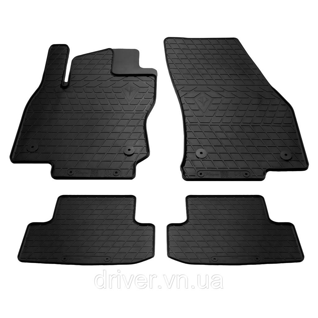 Резиновые коврики (4 шт, Stingray Premium) для Seat Ateca