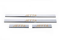 Накладки на пороги Carmos V1 (4 шт, нержавейка) для Volkswagen Jetta 2006-2011 гг