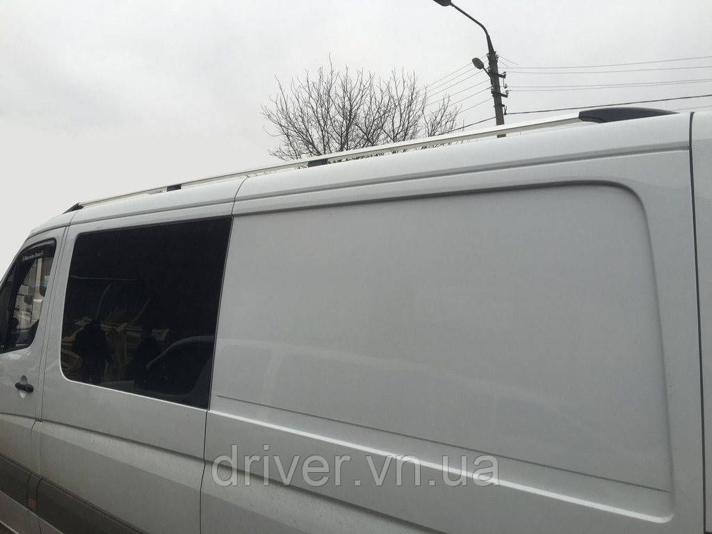 Рейлинги DD 265 см, Хром, пластиковая ножка для Mercedes Sprinter W907/W910 2018- гг