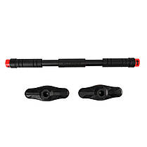 Турнік розсувний Cornix Pro 67-100 см XR-0283 Black/Red, фото 3